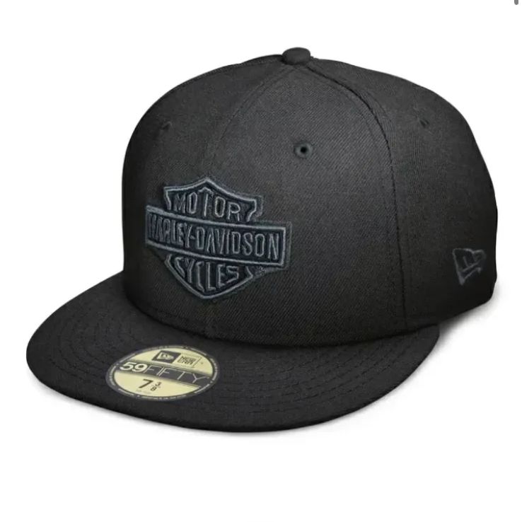 HARLEY- ハーレーダビッドソン メンズ メトーナル バー＆シールド ロゴ 59 FIFTY キャップ_99514-12 VM