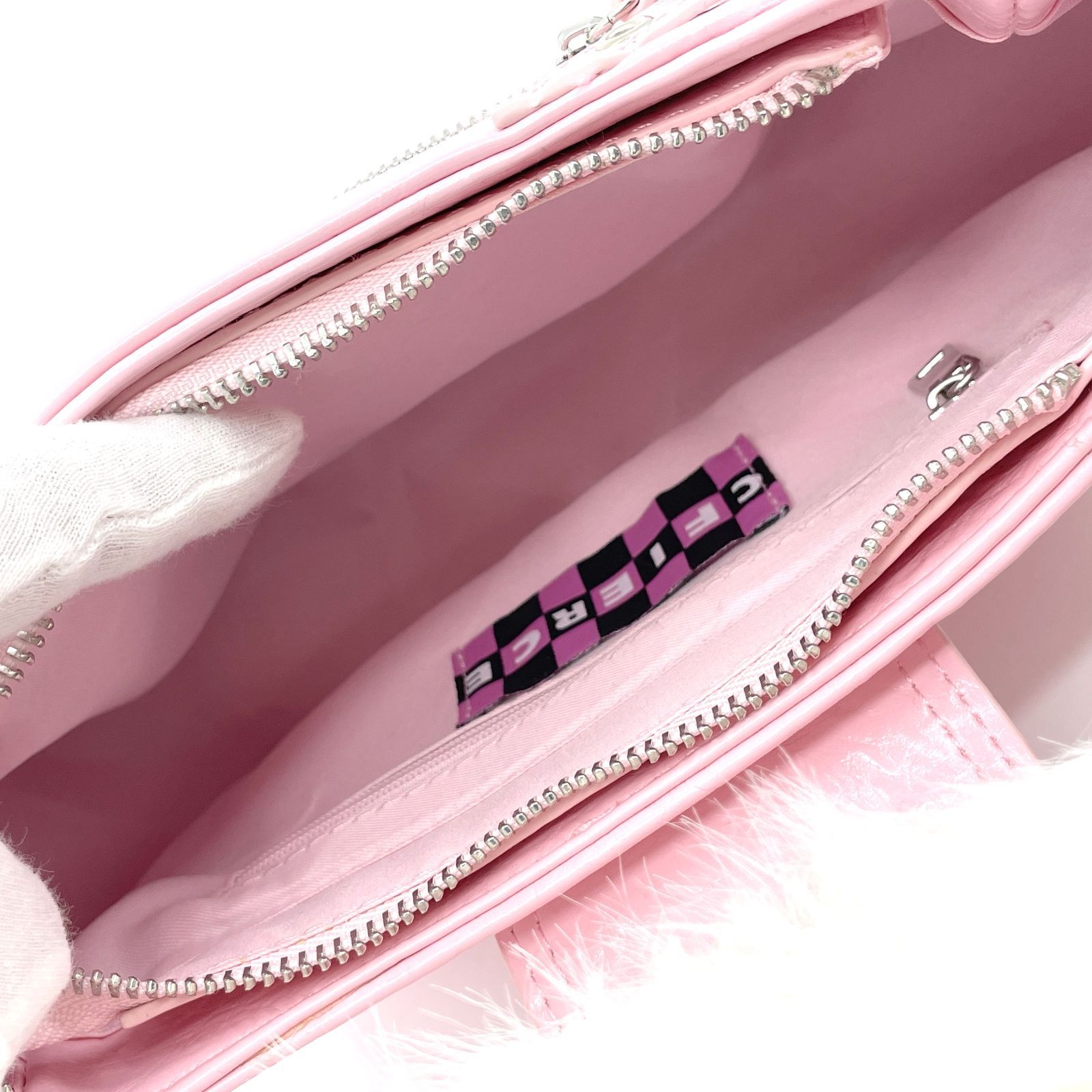 タグ付き CFIERCE 猫ぬいショルダーバッグ ワンショルダー ピンク