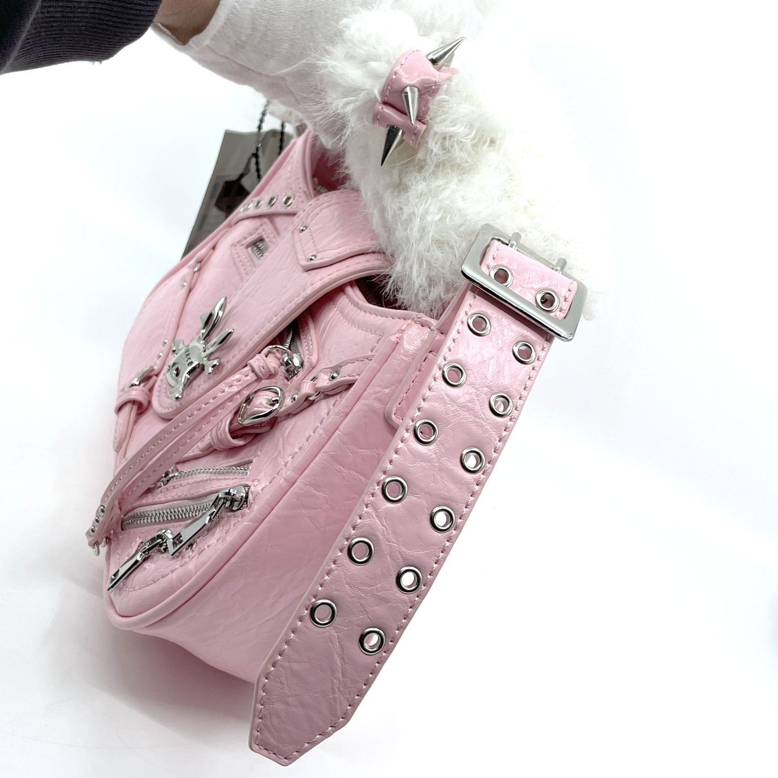 タグ付き CFIERCE 猫ぬいショルダーバッグ ワンショルダー ピンク