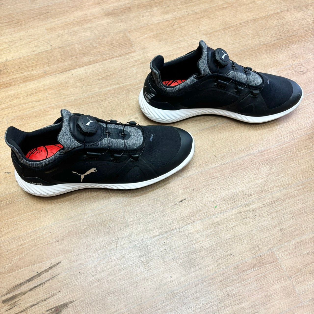333 PUMA プーマ ゴルフシューズ UK6A 25㎝ ダイヤル式 スパイクレス 