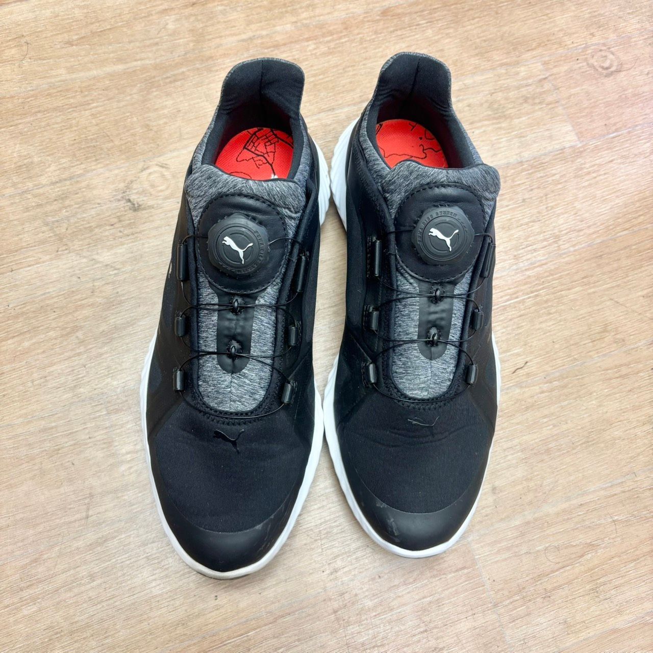 333 PUMA プーマ ゴルフシューズ UK6A 25㎝ ダイヤル式 スパイクレス 