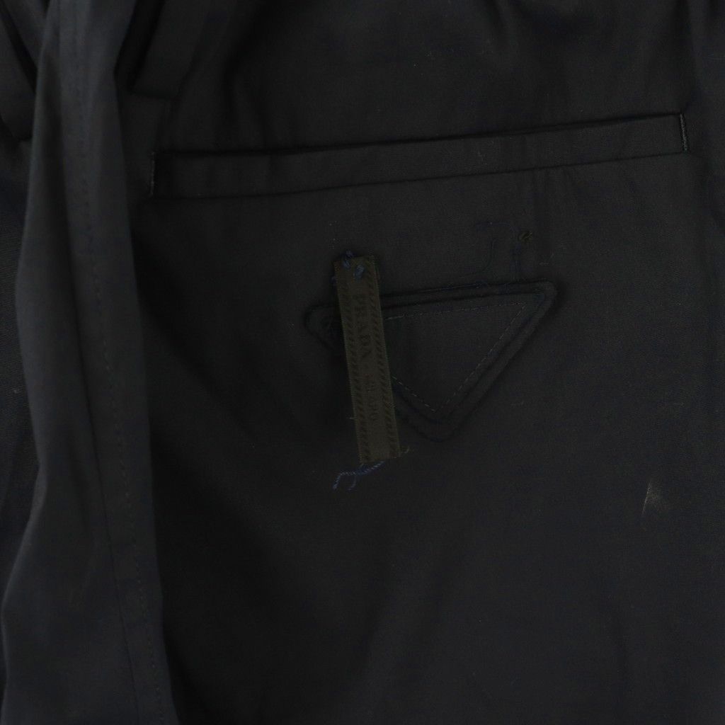 プラダ PRADA 25年 P262J コットンポプリン テーパードパンツ ボタン
