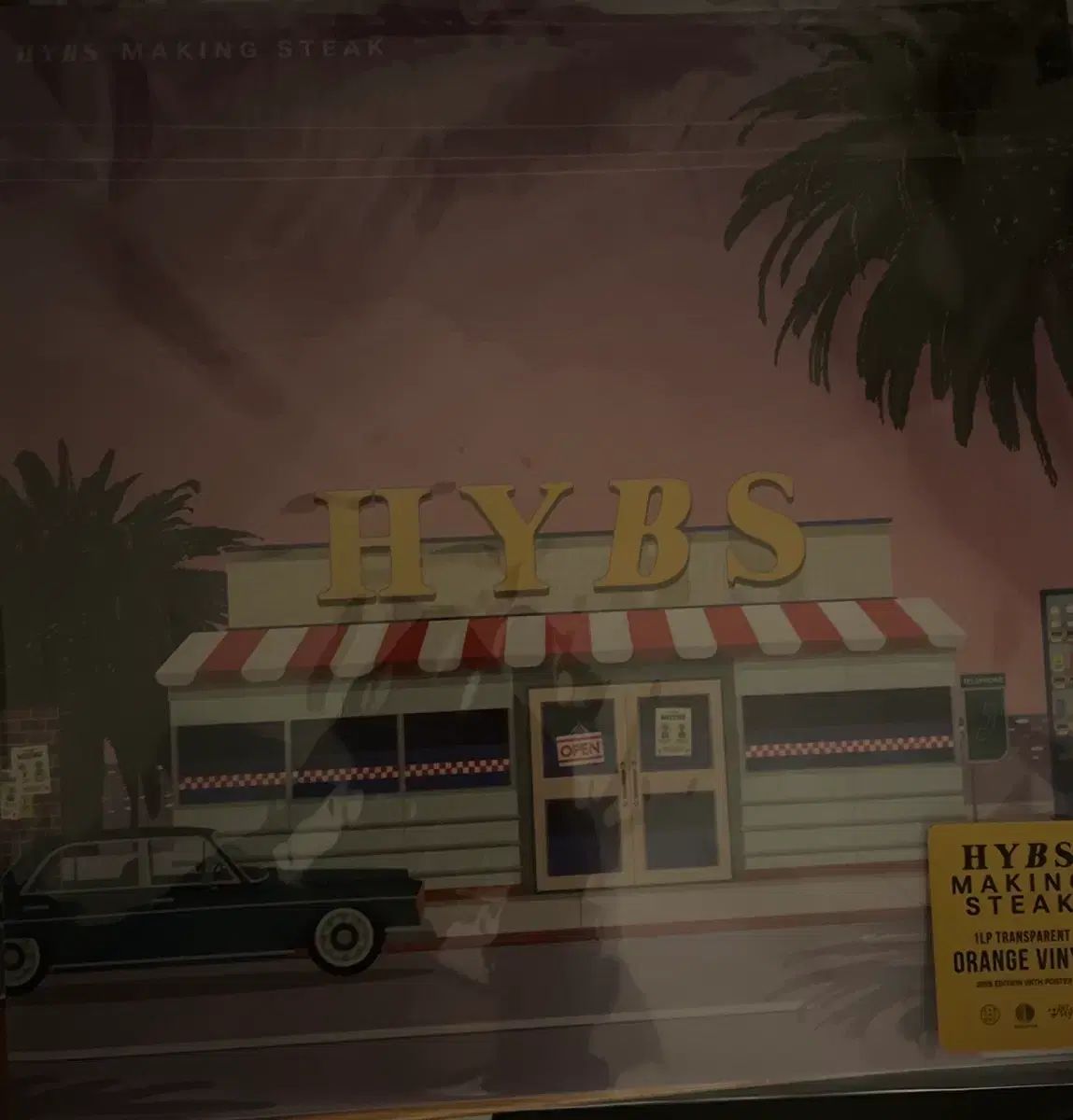 HYBS Making Steak オレンジ ORANGE LP ヴァイナル ビニールレコード