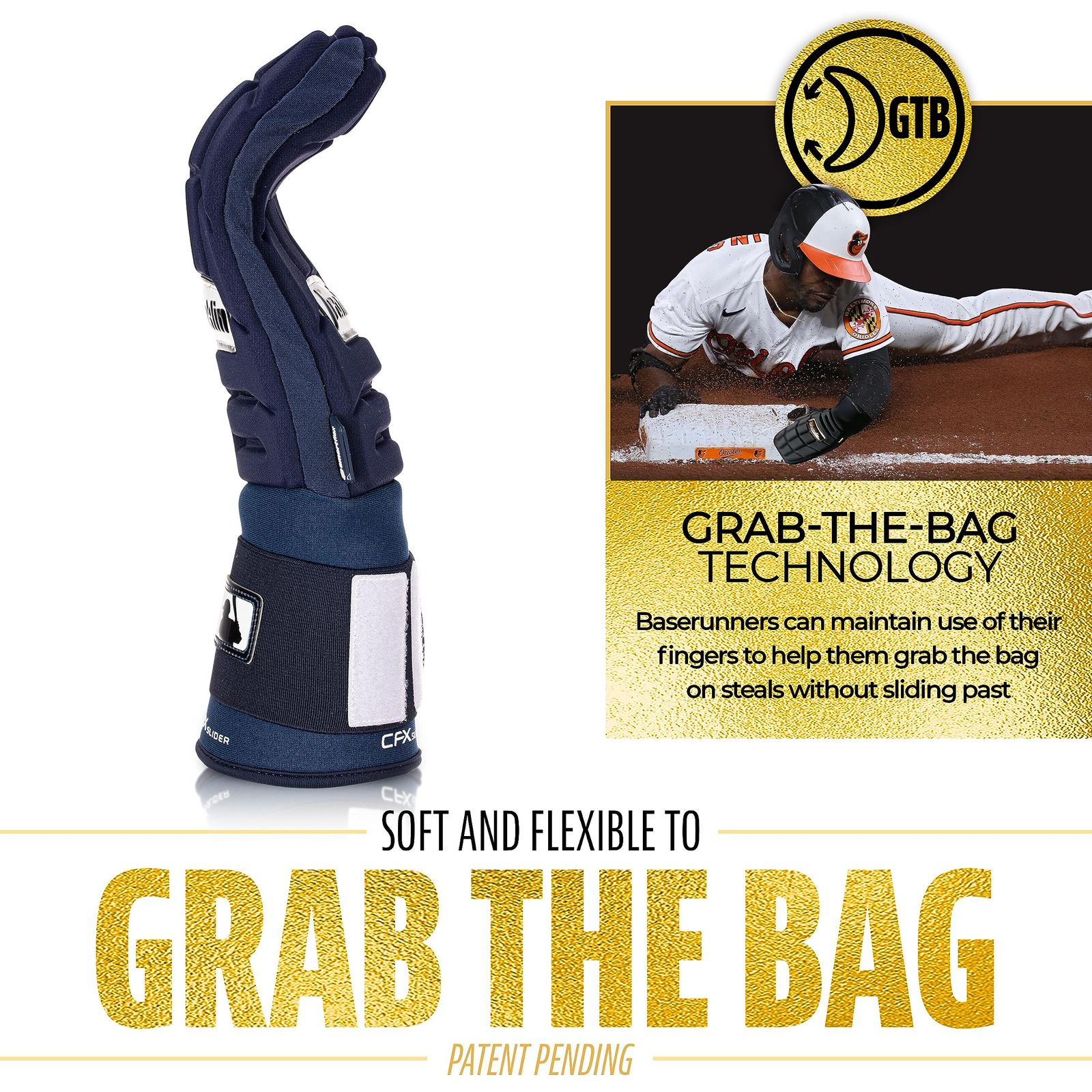 フランクリンCFX-SLIDER　23555C3野球走塁用　防具 野球 フランクリン 走塁用グローブ 走塁用手袋 左右兼用 片手用 CFX