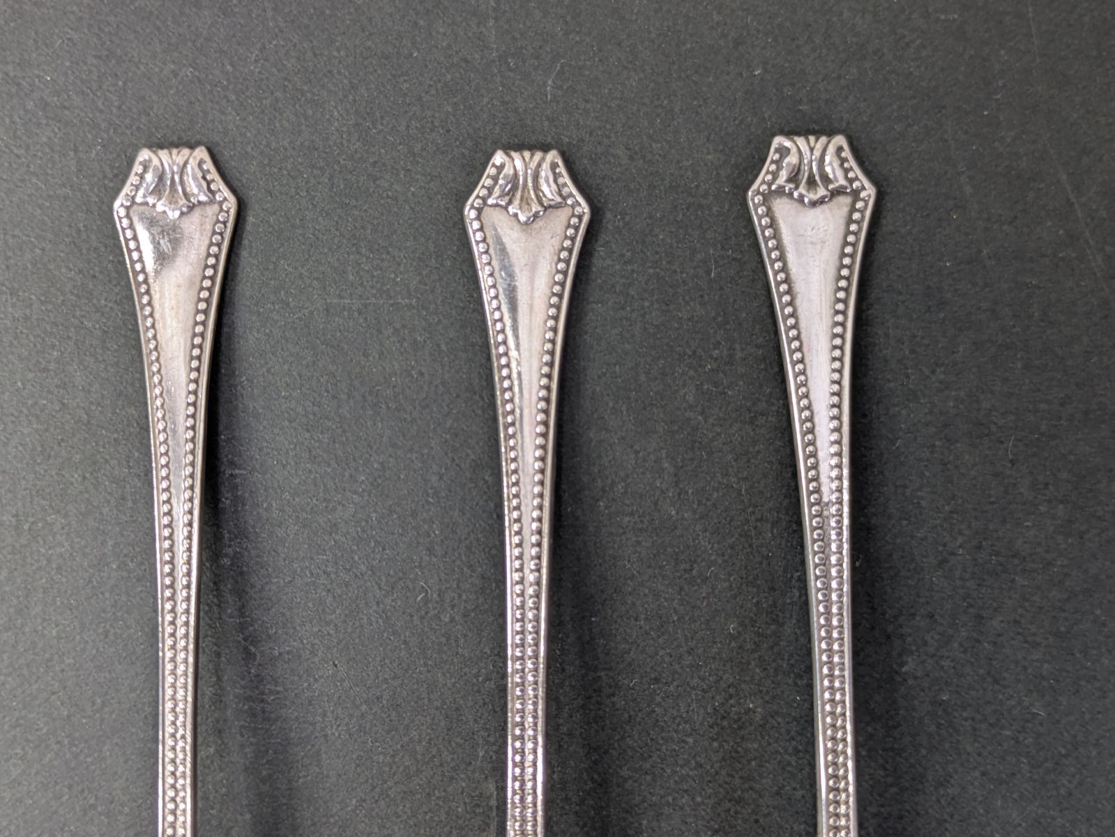  スターリングシルバー イギリス バーミンガム 1926〜31年 刻印入り スプーン 5本セット スプーン カトラリー(スプーン等)