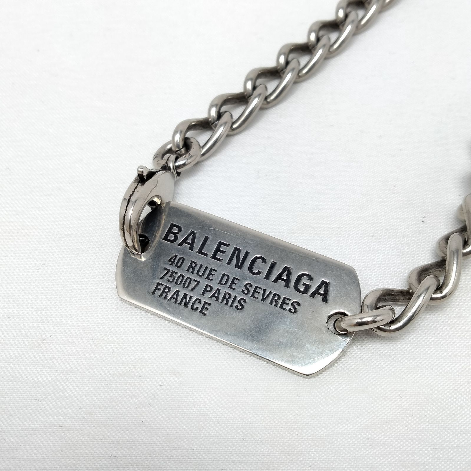 ✨️BALENCIAGA✨️バレンシアガ ロゴタグチェーンネックレス