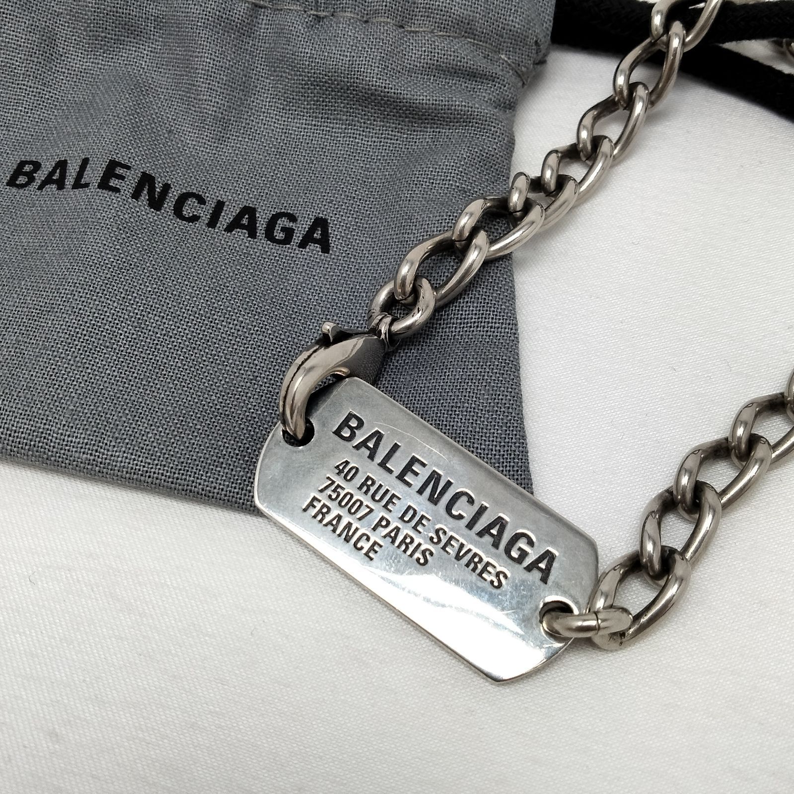 ✨️BALENCIAGA✨️バレンシアガ ロゴタグチェーンネックレス
