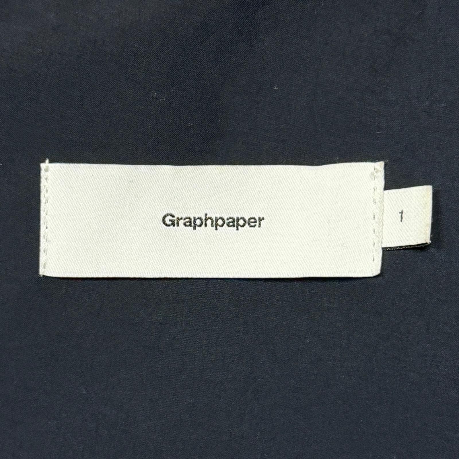 Graphpaper SHAWL COLLAR SHOP COAT ショールカラーショップコート グラフペーパー GPS16-C002 ネイビー 1 （6466M） Graphpaper SHAWL COLLAR SHOP COAT ショールカラーショップコート