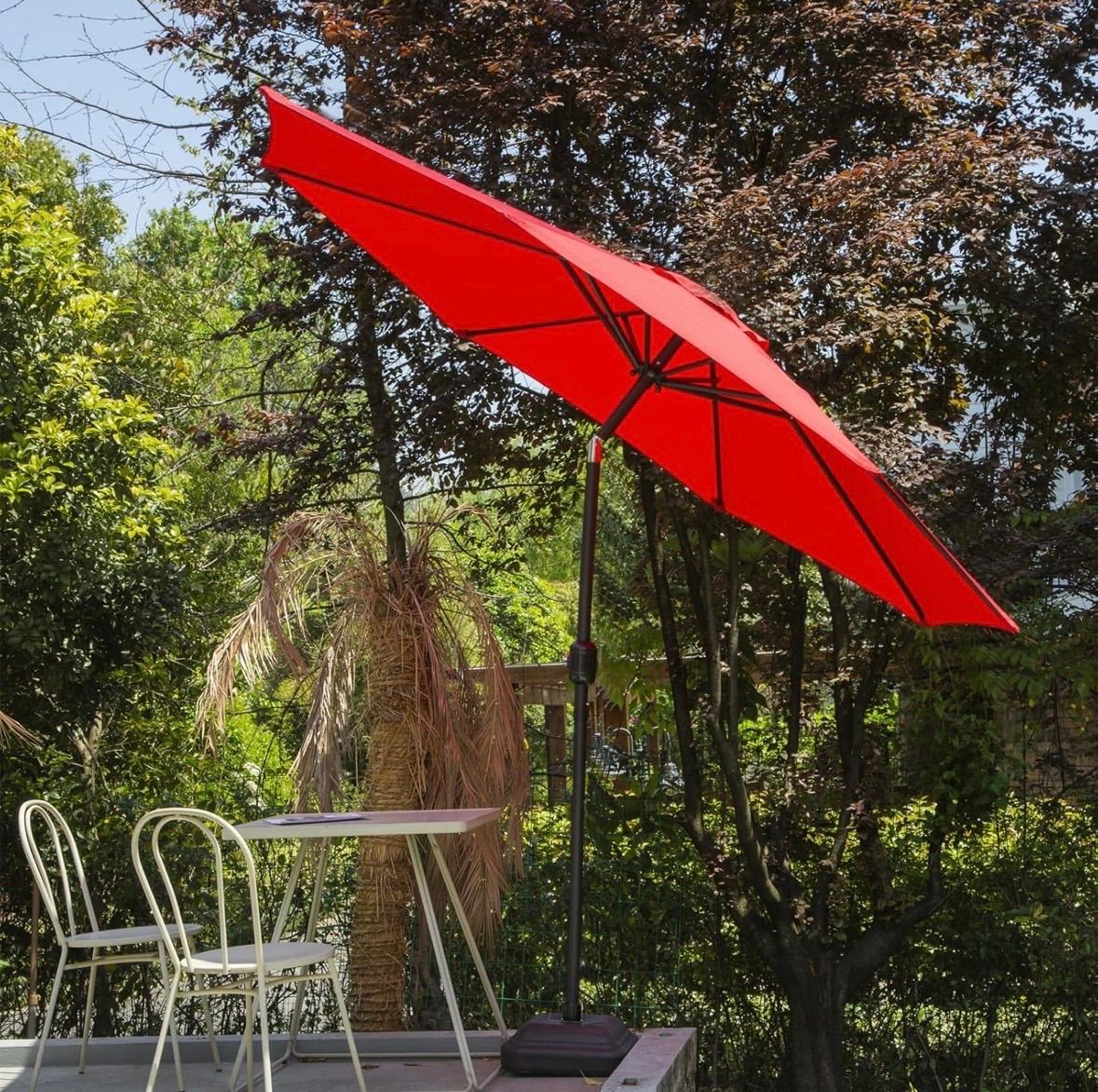 LOVE STORY ガーデンパラソル 270cm 大型 風に強い パラソル ハンドル