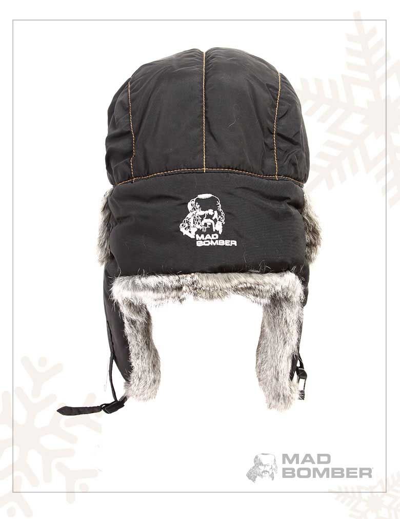 304BLK MAD BOMBER hat 帽子 秋冬 レディース ロシア帽子 ウサギ