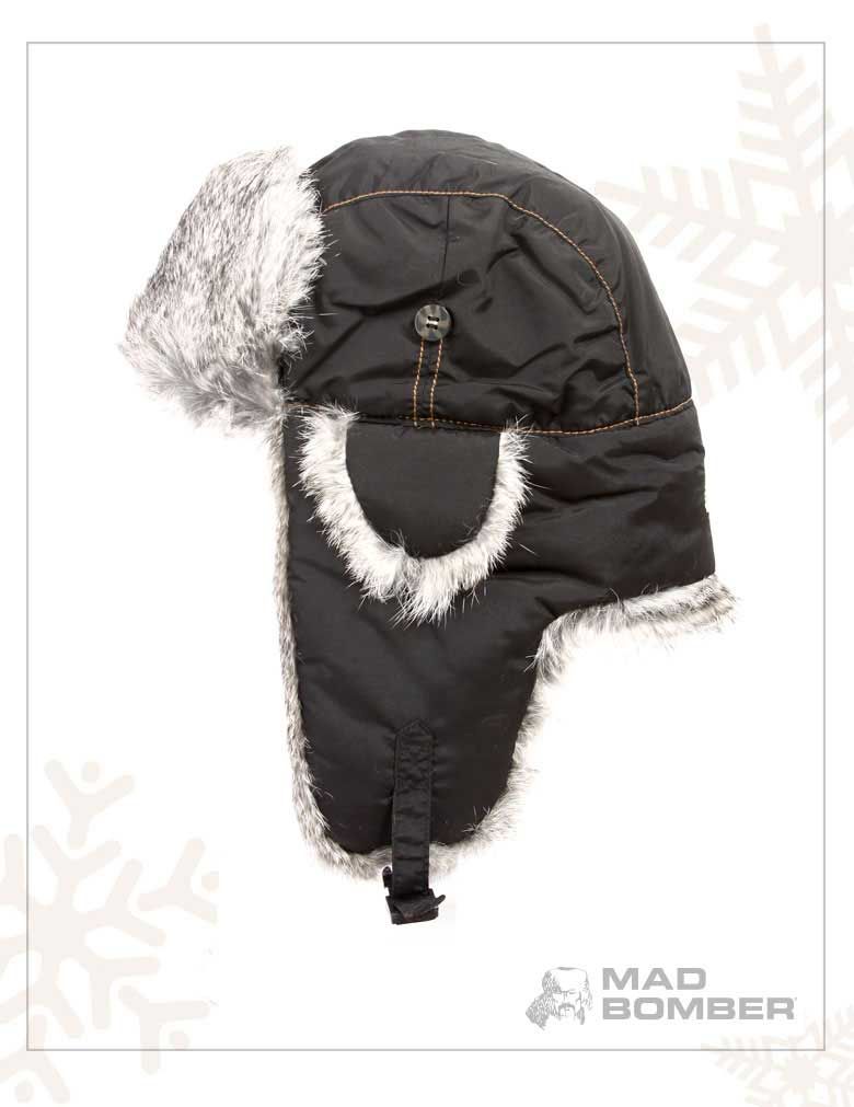 304BLK MAD BOMBER hat 帽子 秋冬 レディース ロシア帽子 ウサギ