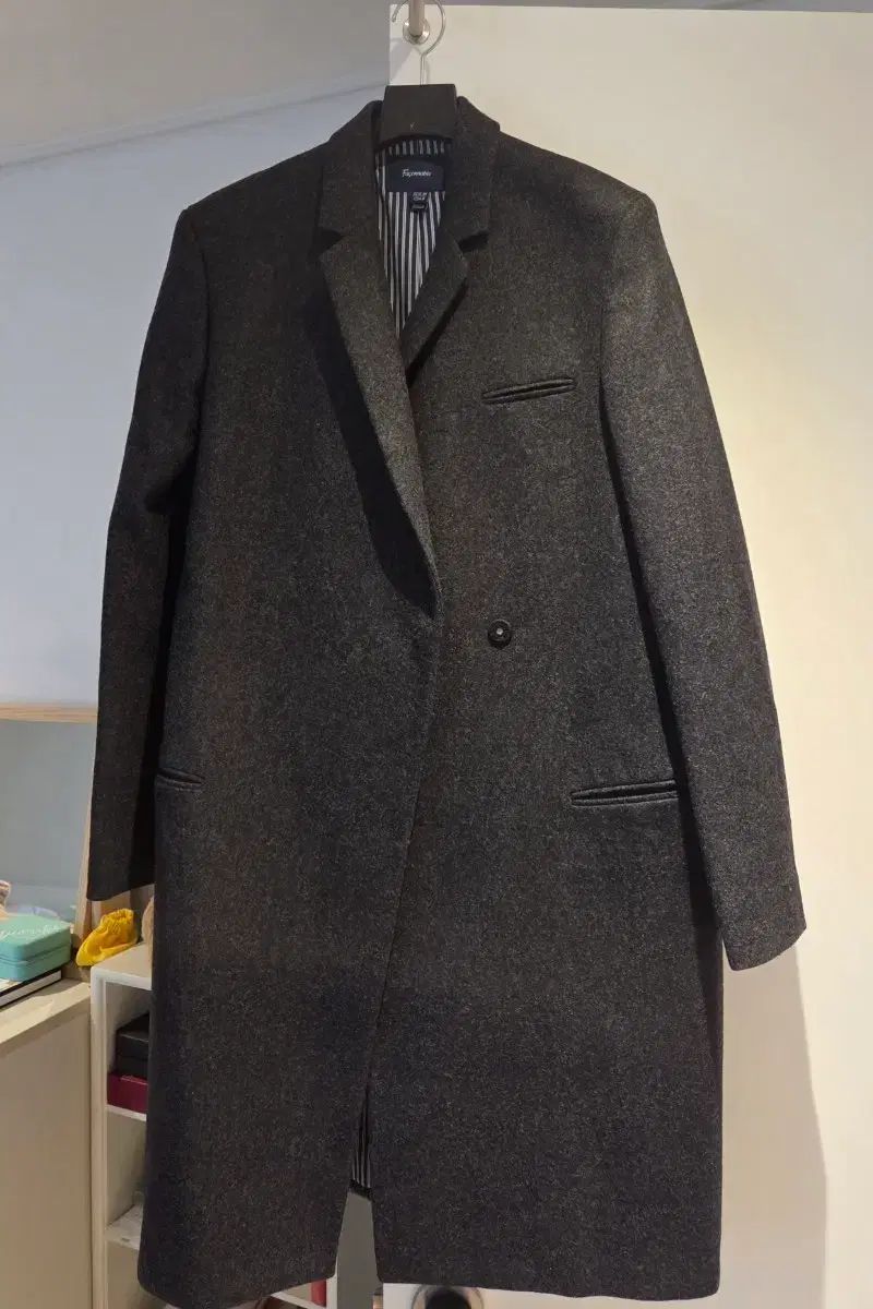 ファッショナブル faconnable ロング コート グレー EUR 40