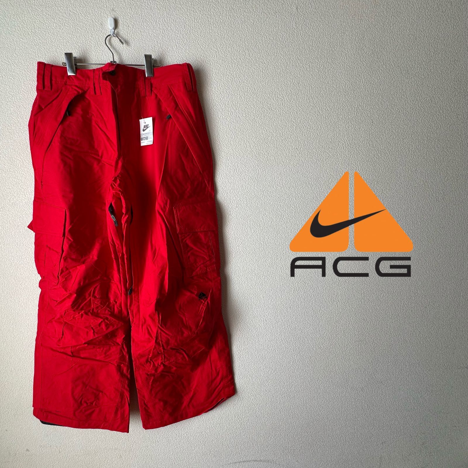 処分 NIKE ACG スノーボード パンツ | RED M