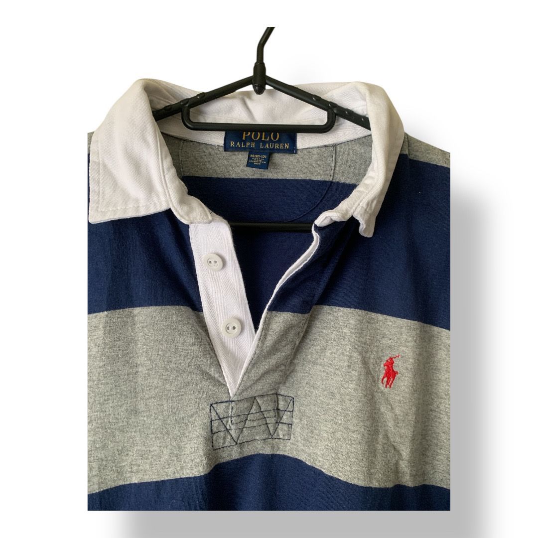 Polo Ralph Lauren(ポロ ラルフローレン) ボーダー柄長袖ラガーシャツ