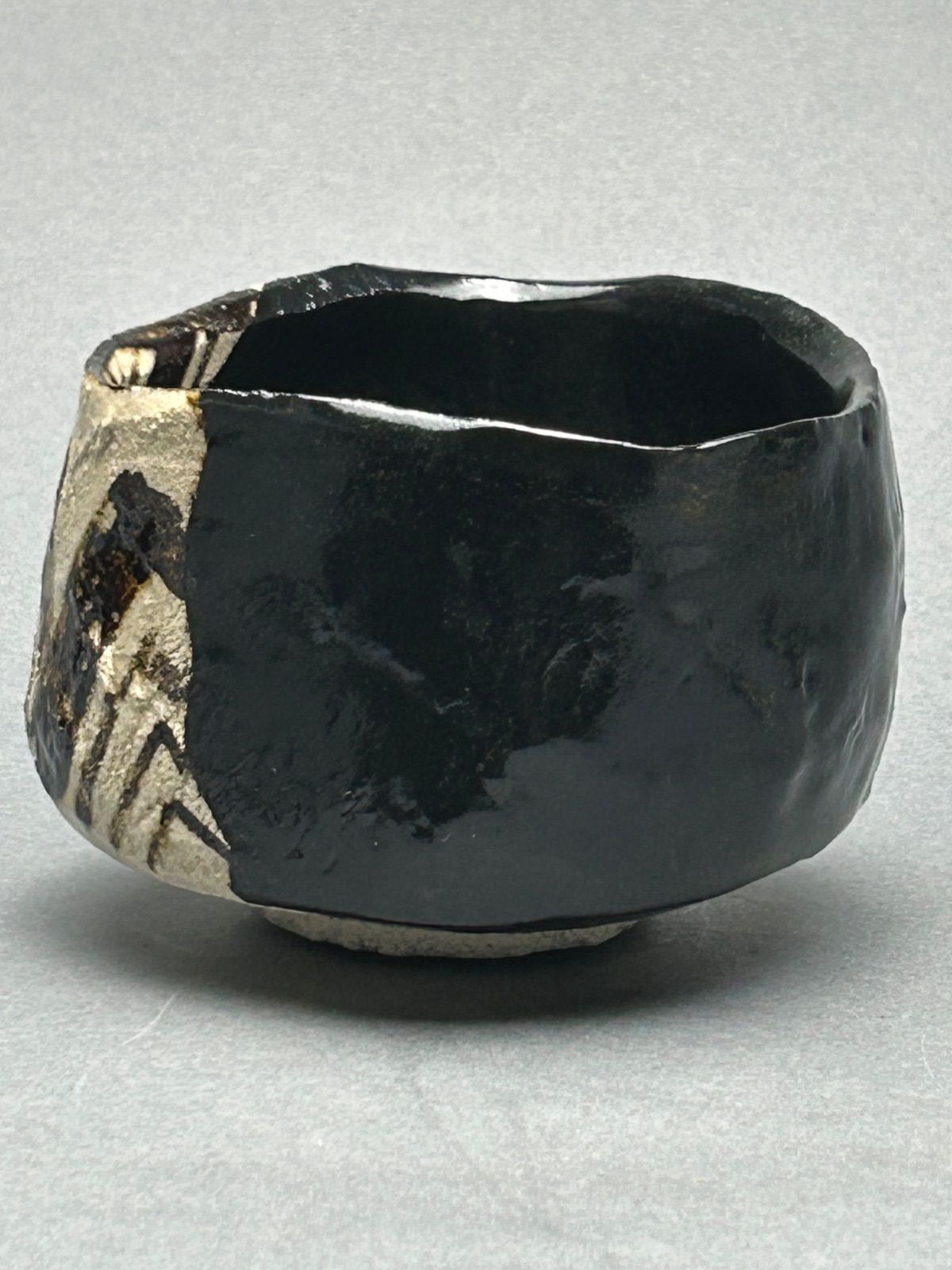 幽玄 伊村俊見 俊山窯 黒釉茶碗 共箱 茶道具 茶碗 抹茶碗