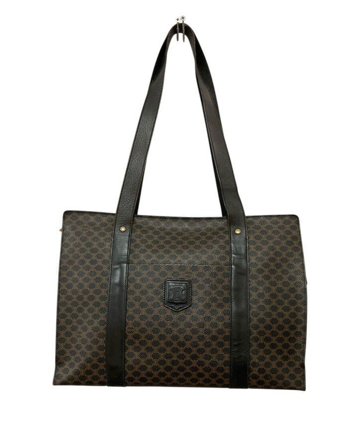 CELINE セリーヌ マカダム トートバッグ MC 98|1 D 4