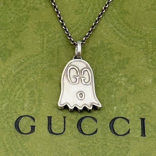 GUCCI ゴースト おばけ ネックレス シルバー925 1-19-18 - メルカリ
