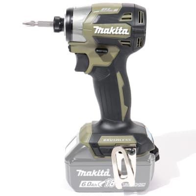 マキタ Makita 充電式インパクトドライバ オリ ブ 18Ｖ バッテリ 充電器 ケース別売