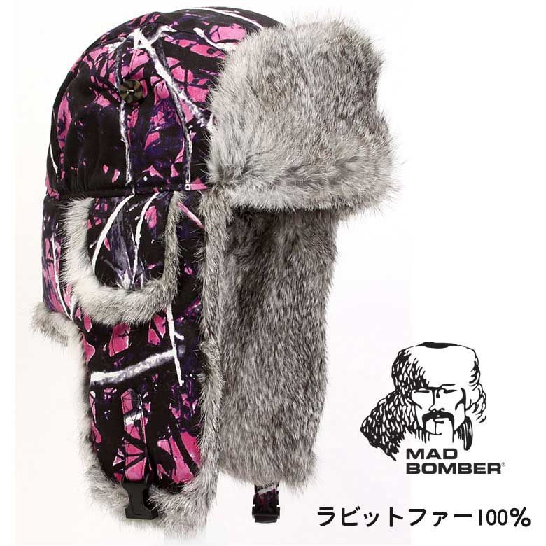 304MUD MAD BOMBER ロシア帽子 マッドボンバーハット ラビット ファー