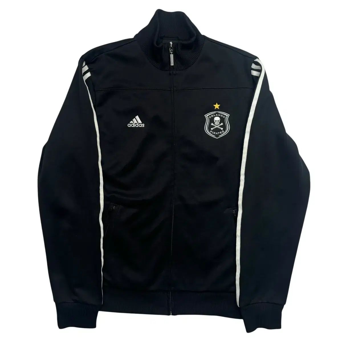 アディダス オール Orlando Pirates ヒトカゲ ブラック トラックジャージ ジャージ L