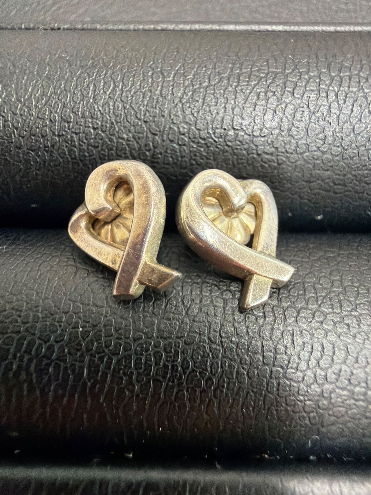 ティファニー シルバー925ピアス ラビングハート