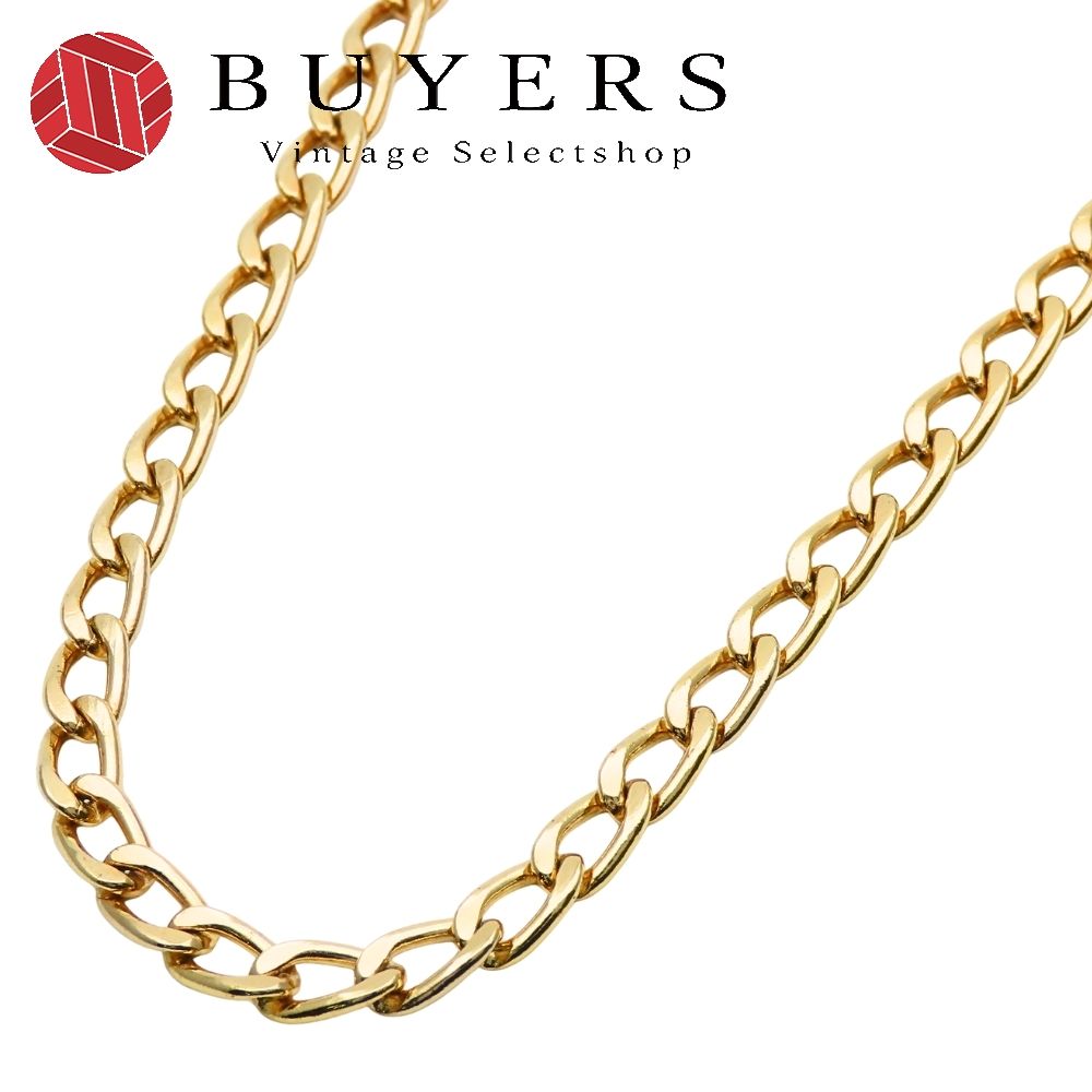 ●美品●　ディオール　ロング　ネックレス　CD　チェーン　ゴールド　アクセサリー Christian Dior（クリスチャン・ディオール） チェーン ネックレス