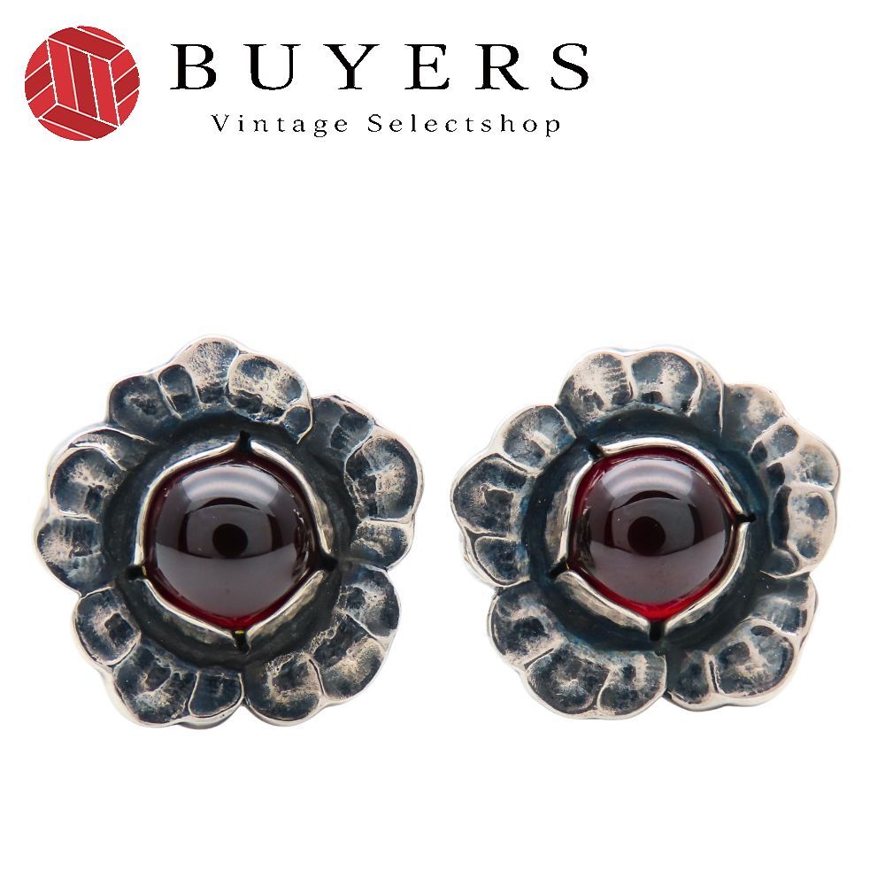 ジョージジェンセン イヤリング ヘリテージ イヤー 2002 シルバー925 ガーネット 約13.8 g シルバー レッド系 アクセサリー レディース 女性 Georg Jensen