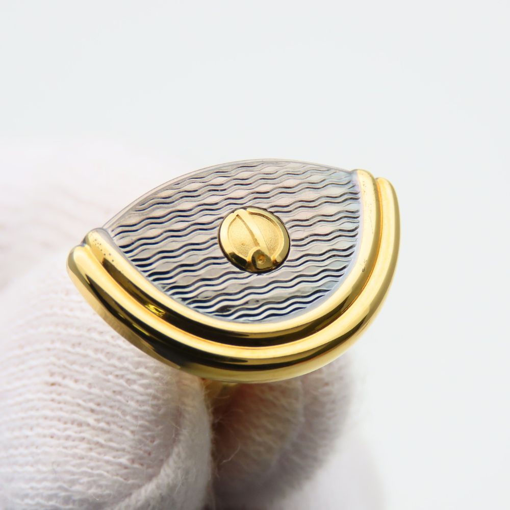 中古】 ダンヒル タイピン カフスセット メタル ゴールド シルバー