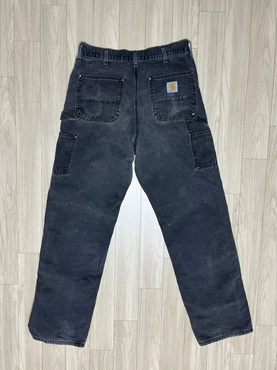 90s 00s Carhartt カーハート ダブルニー ブラック グレー フェイ