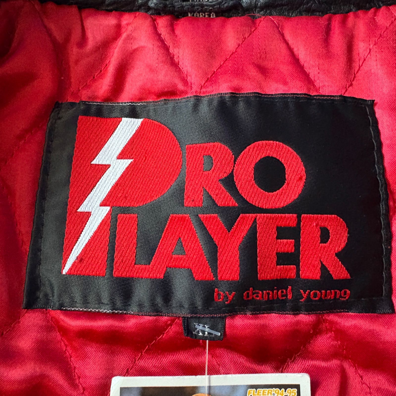 Pro Player NBA CHICAGO BULLS leather jacket レザージャケット XL