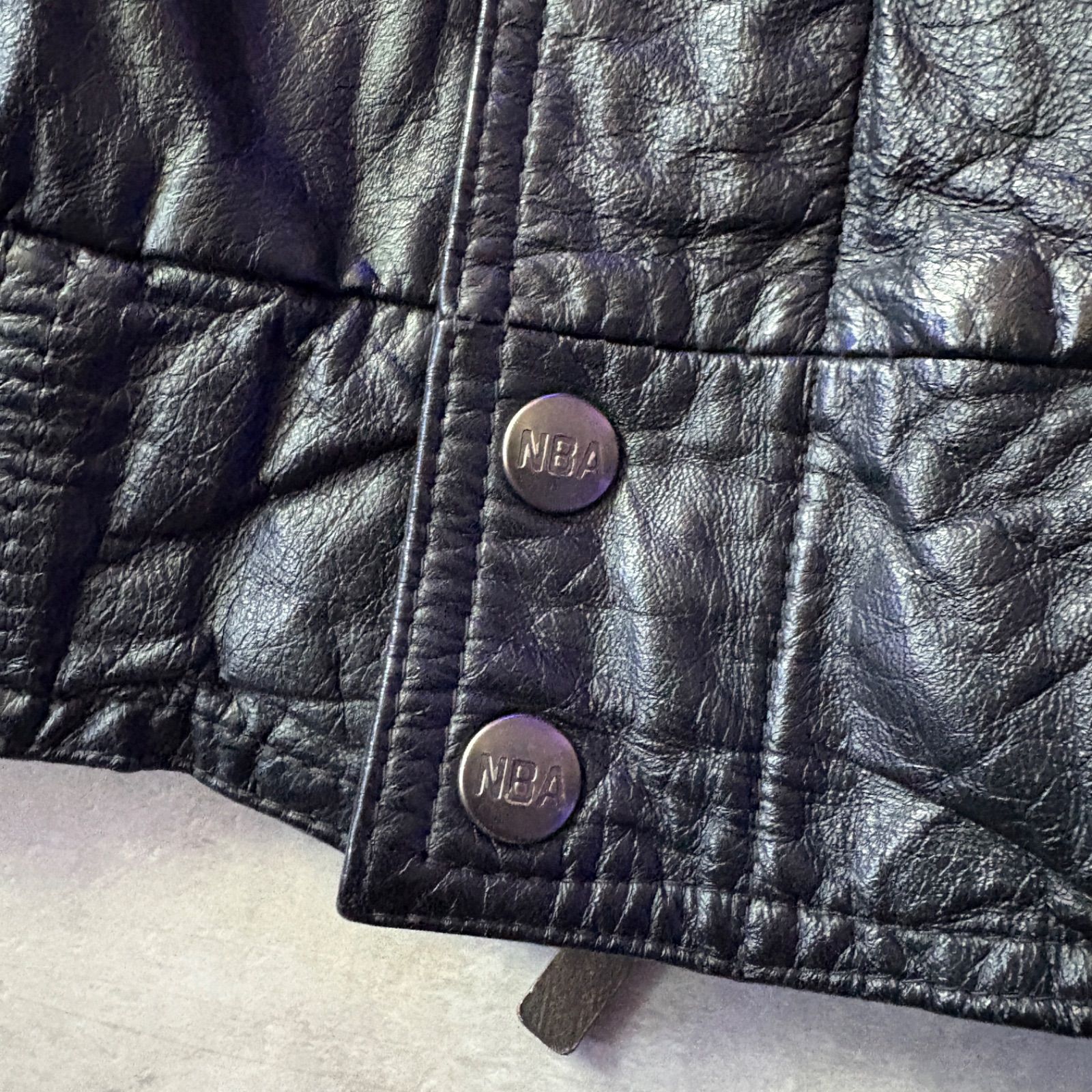 Pro Player NBA CHICAGO BULLS leather jacket レザージャケット XL