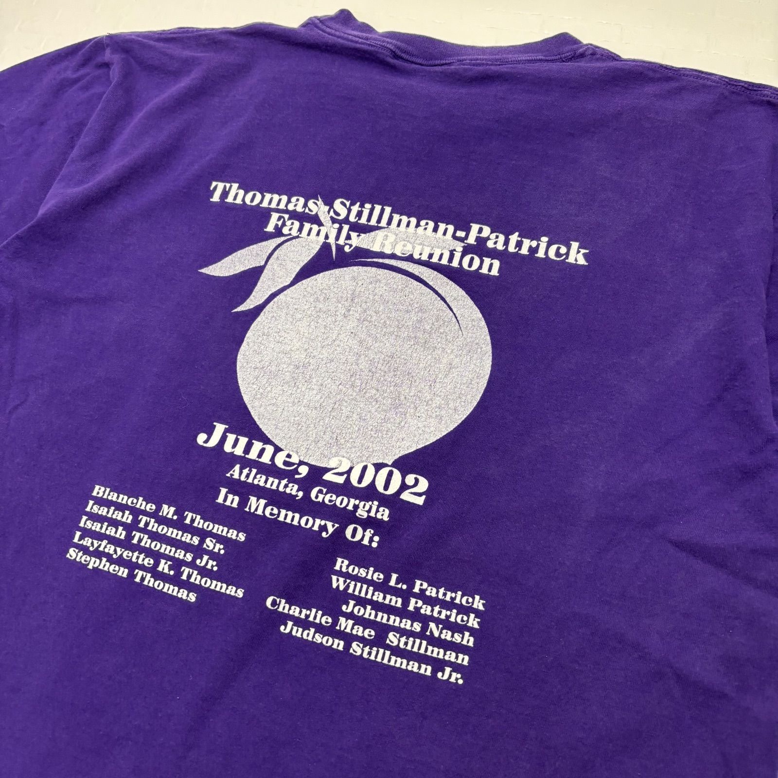 USA製 02年】プレイングハンズ 祈る手 Tシャツ L 紫 ヴィンテージ 宗教 