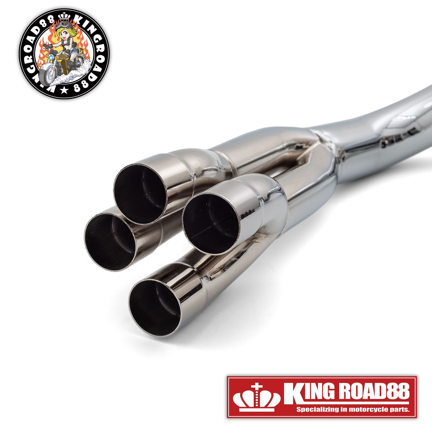 新商品】ヤマハ XJR400 前期 4HM マフラー KingRoad88 KinPachi管 フル