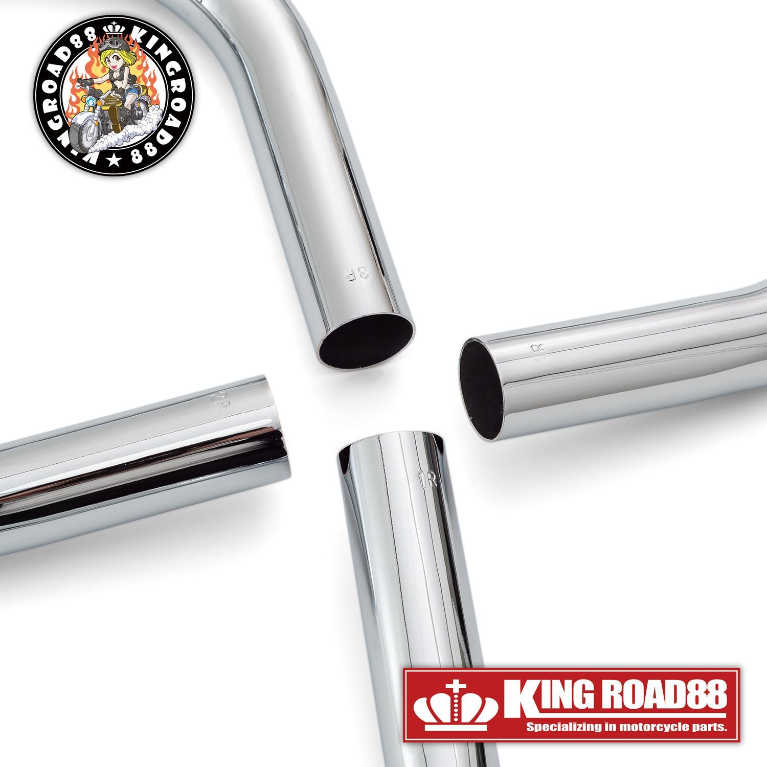新商品】ヤマハ XJR400 前期 4HM マフラー KingRoad88 King管 フル