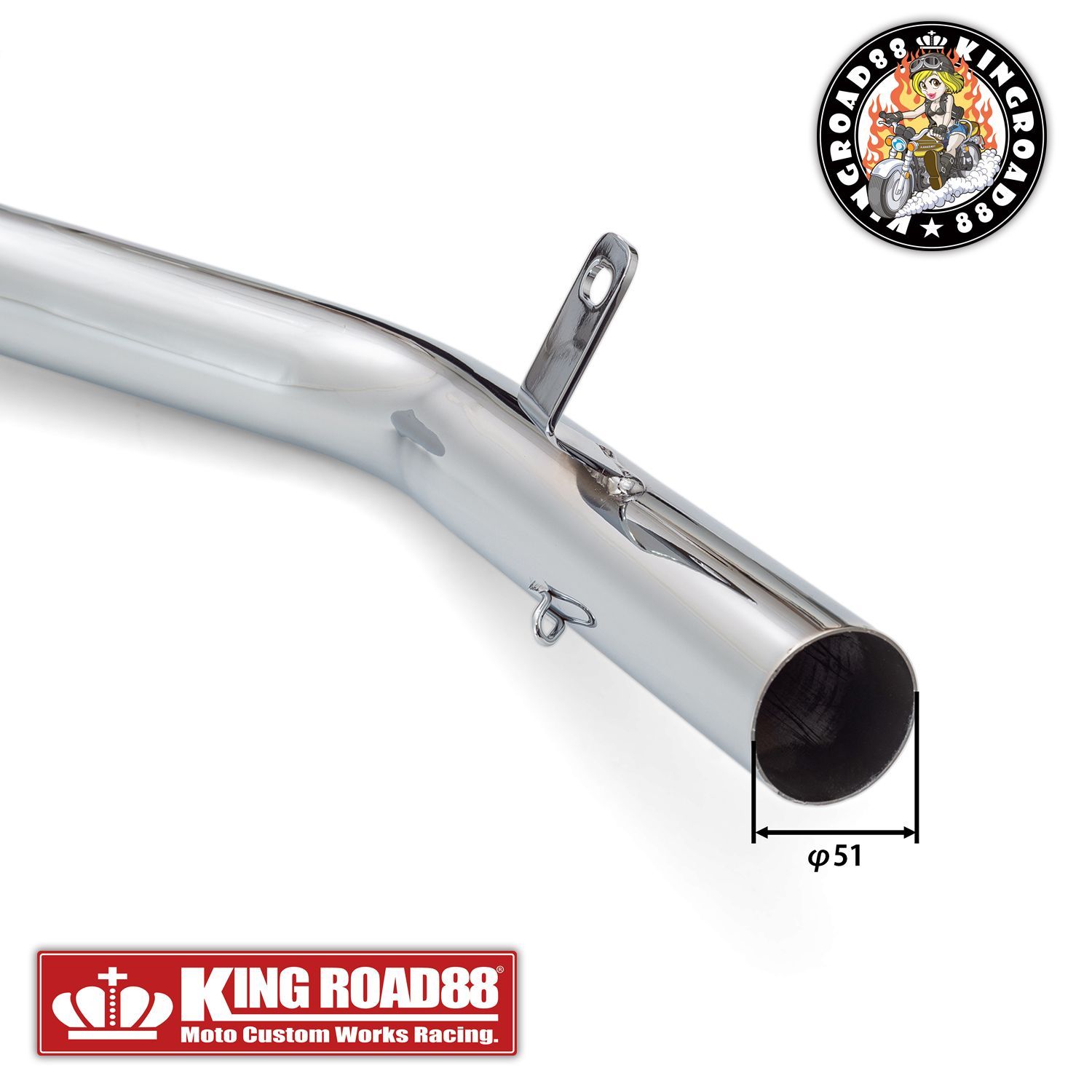 新商品】ヤマハ XJR400 前期 4HM マフラー KingRoad88 KinPachi管 フル