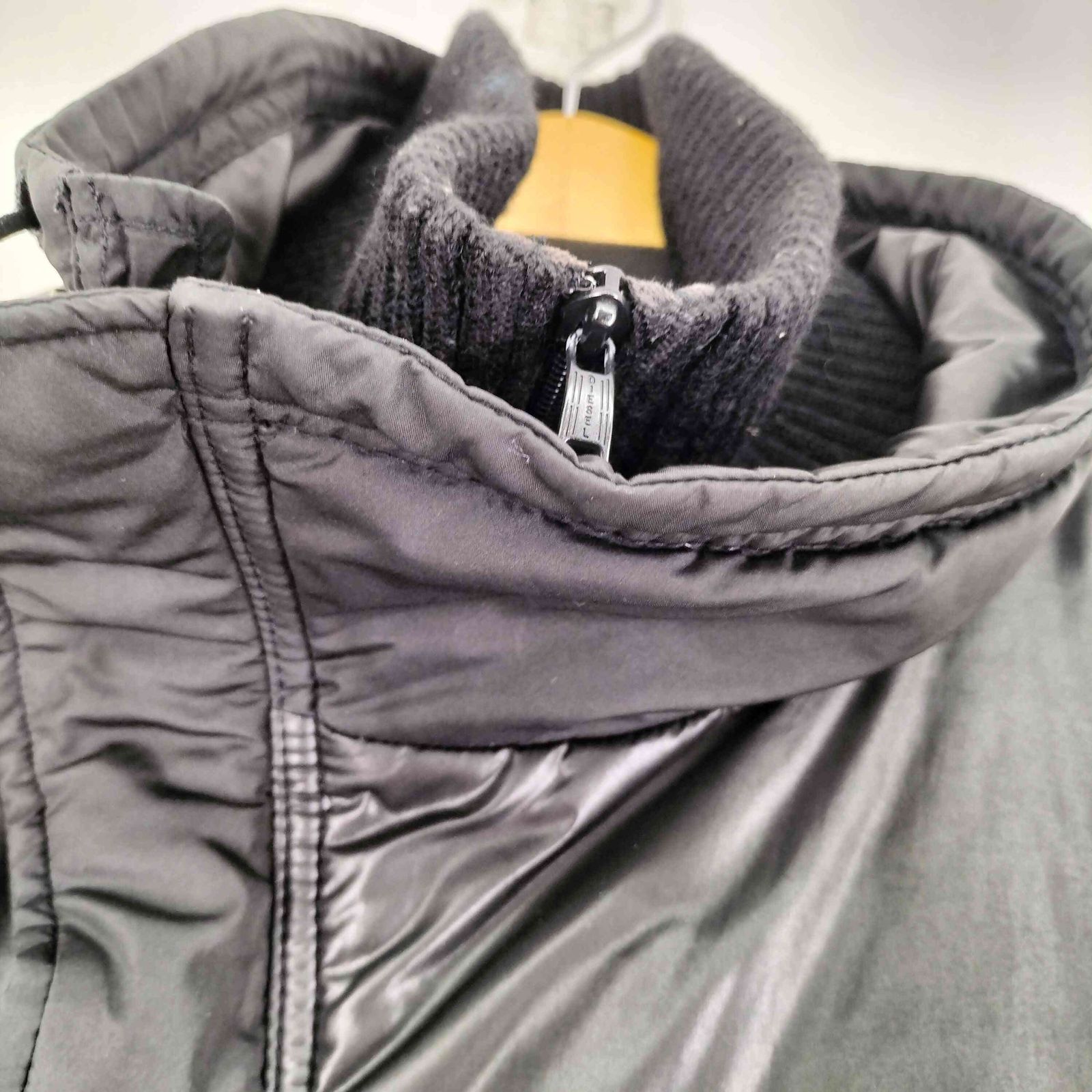 ディーゼル DIESEL ニットドッキングナイロンライダースジャケット