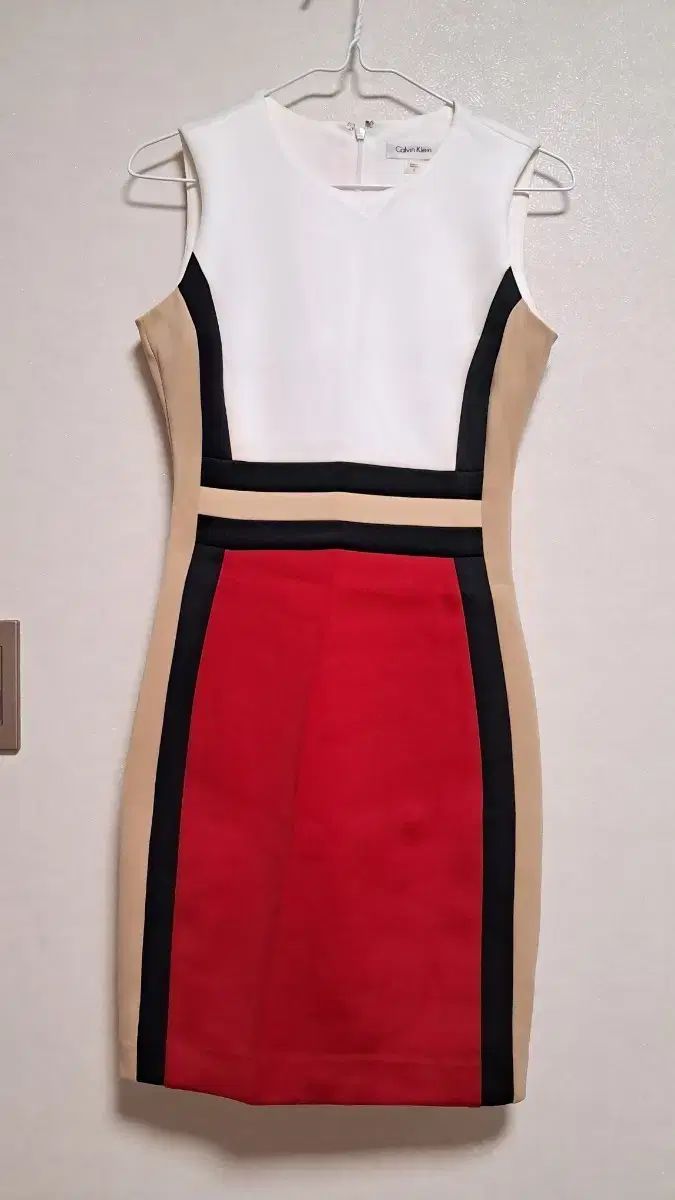 Calvin Klein カルバン クライン バイカラー カラーブロック ONE PIECE 55
