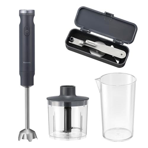 ビタントニオ ハンドブレンダー VHB-30-K-A | ブレンダー 離乳食 hand blender マルチスティックブレンダー 1台5役 つぶす 混ぜる 刻む おろす 泡立てる 省スペース収納 静か お手入れ簡単 bbeb 9 f 98