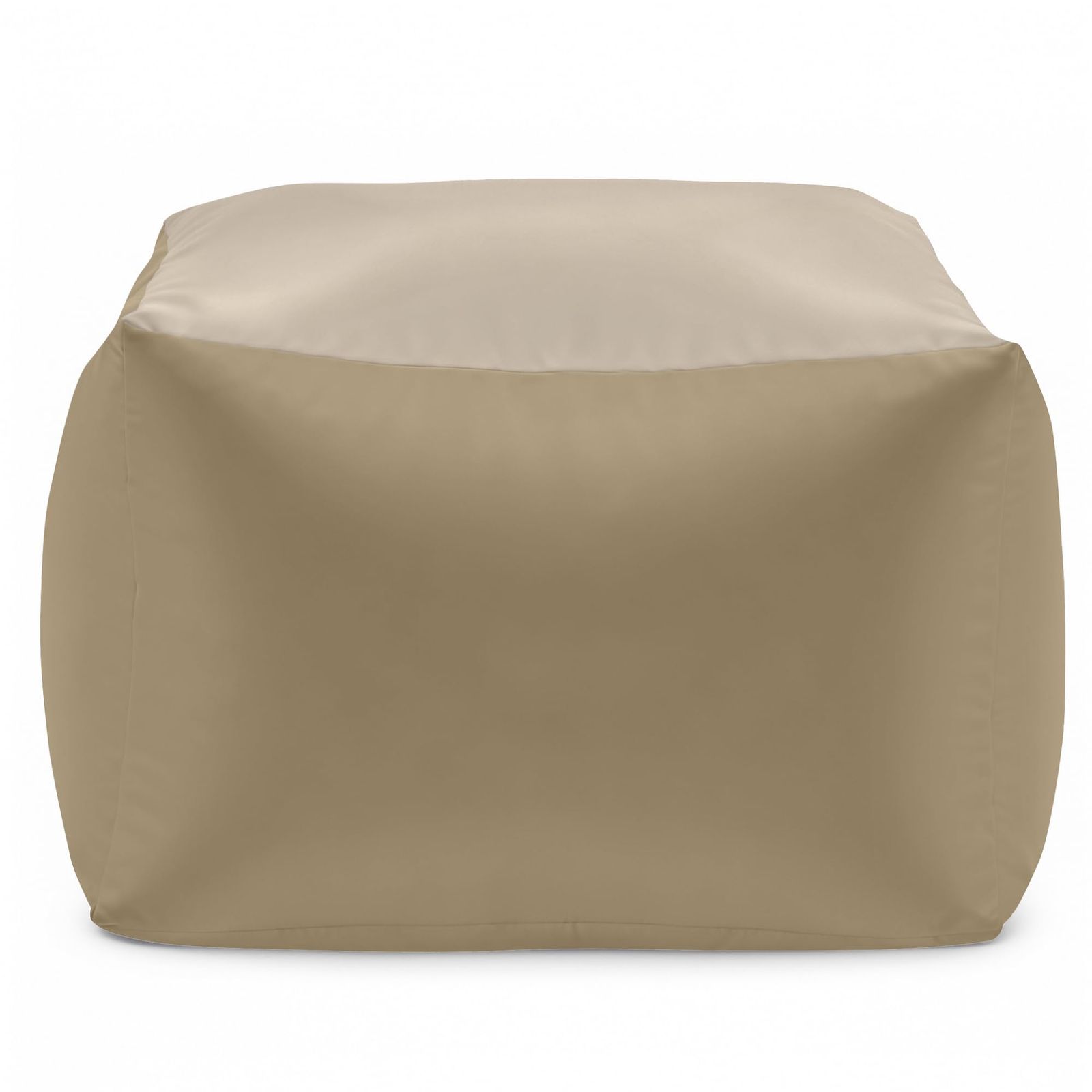 VECELO ビーズクッション ×43 cm 4.8 kg 人を駄目に為るクッション 柔らかい 撥水加工 大きい 洗えるカバー 安全 無味 アイボリー 軽量で移動が簡単 部屋にぴったり