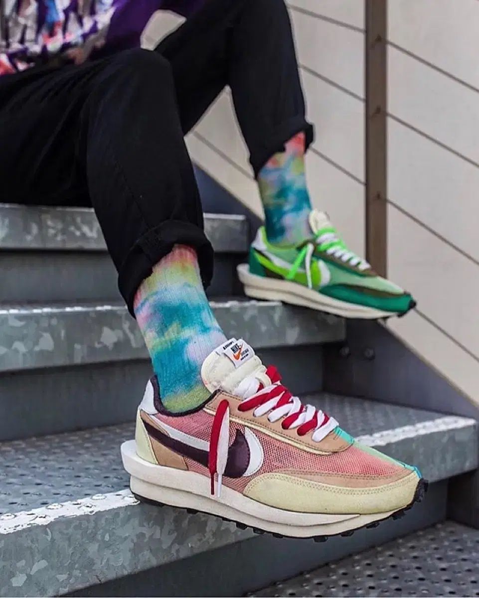 ナイキ NIKE サカイ SACAI LD ワッフル スニーカー ピンク 245