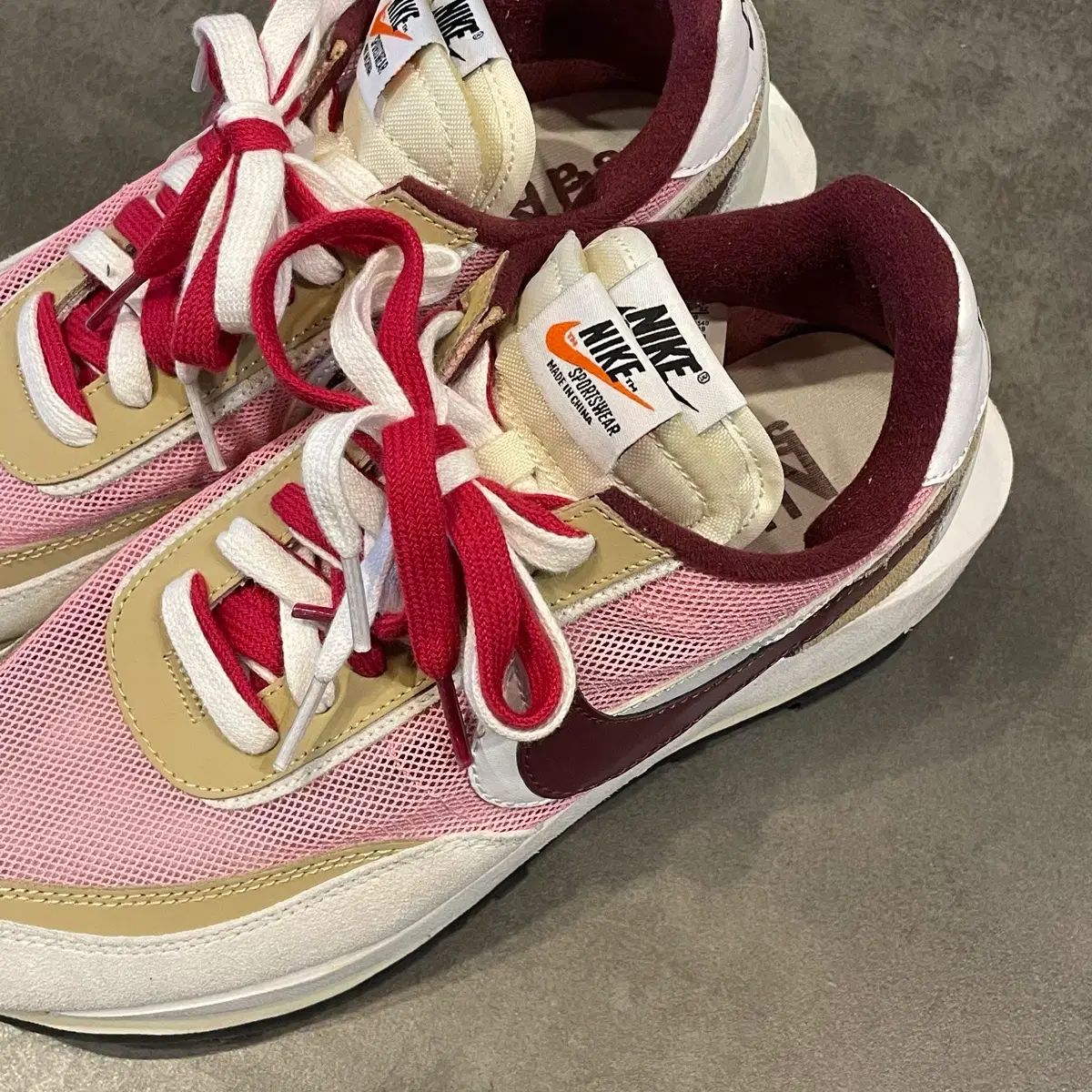  ナイキ NIKE サカイ SACAI LD ワッフル スニーカー ピンク 245 スニーカー 靴