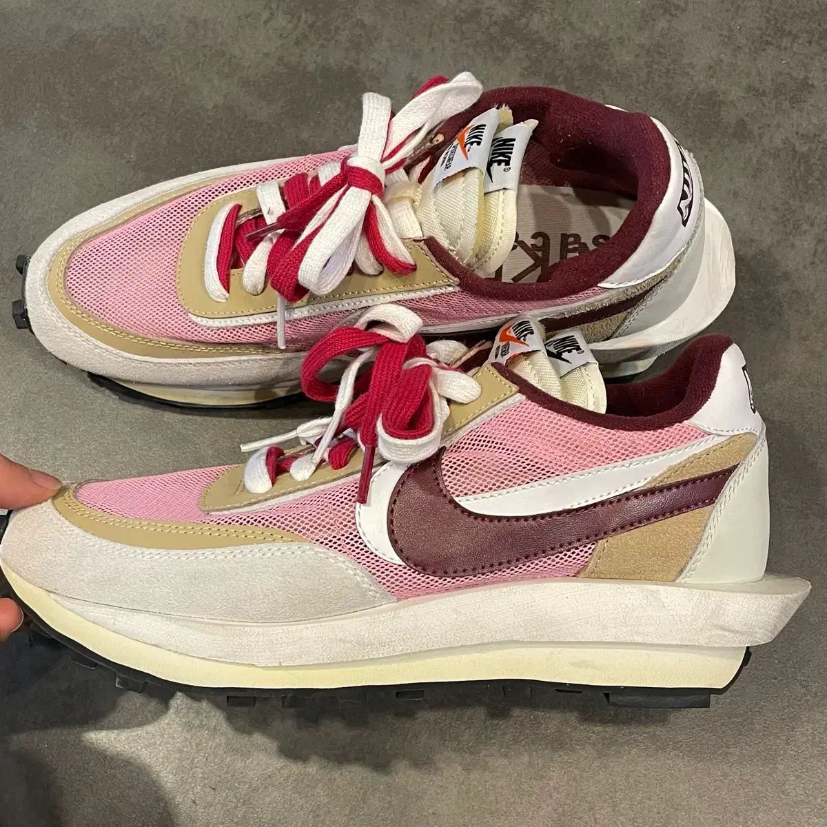 ナイキ NIKE サカイ SACAI LD ワッフル スニーカー ピンク 245 - メルカリ