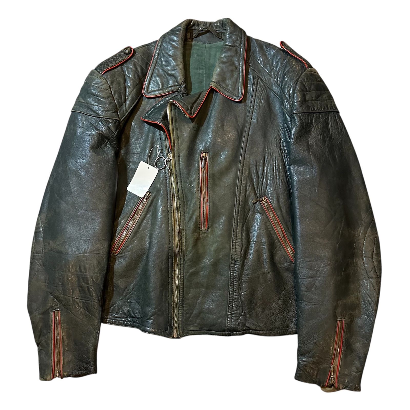riders leather jacket double | ホーエンシュタイン ライダース レザー ジャケット ダブル E 398