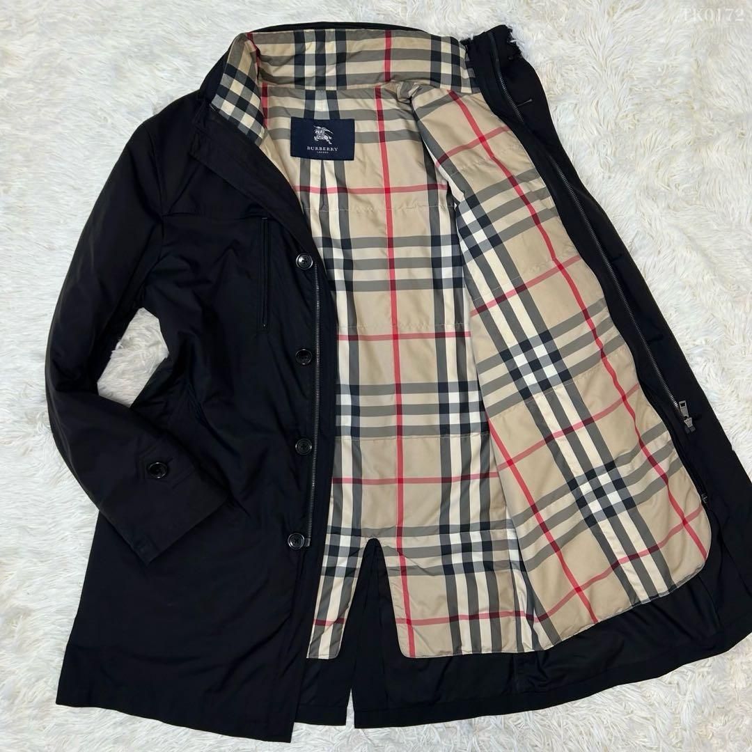 美品/LL】BURBERRY LONDON バーバリーロンドン ステンカラーコート