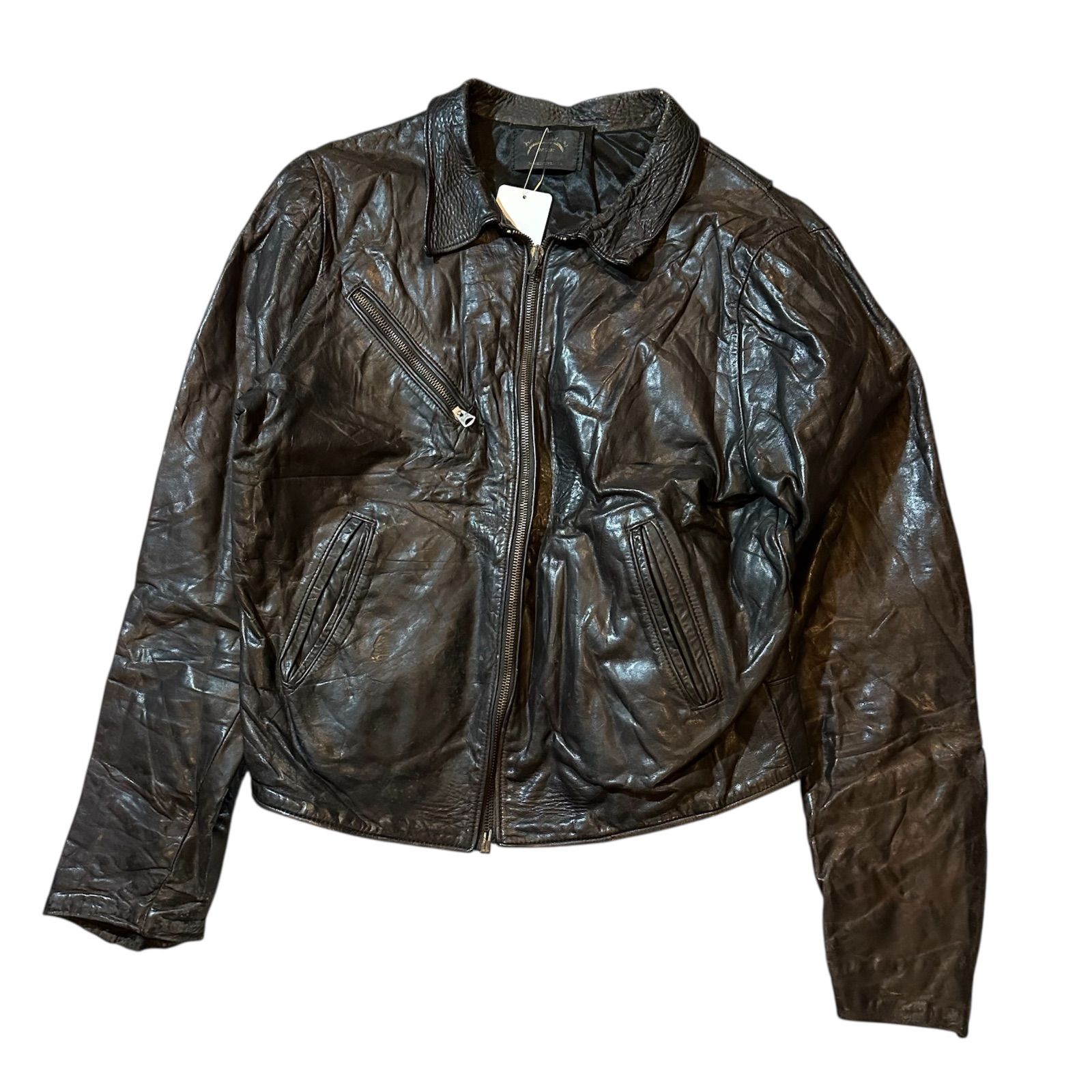 riders leather jacket single / ライダース レザージャケット