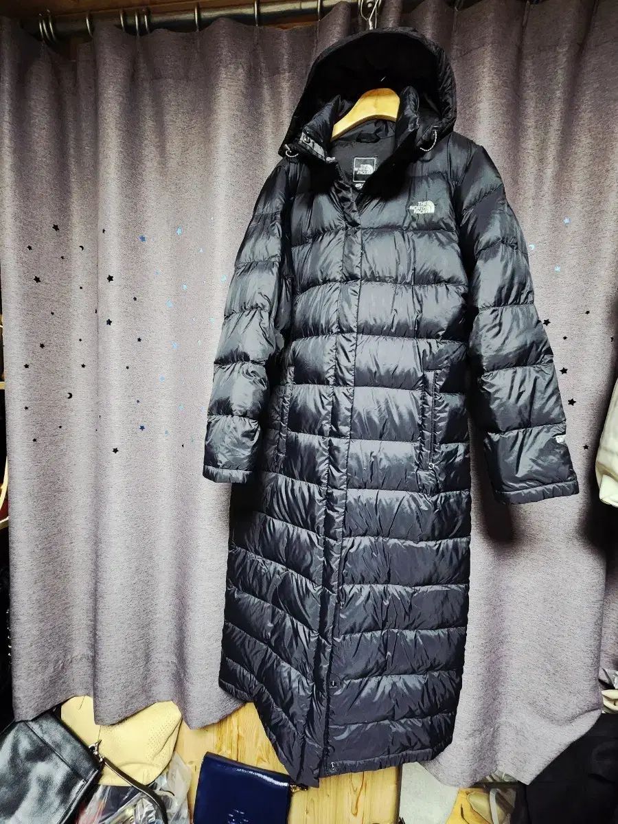 THE NORTH FACE ザノースフェイス レディース ブラック ロング丈ダウンジャケット-M