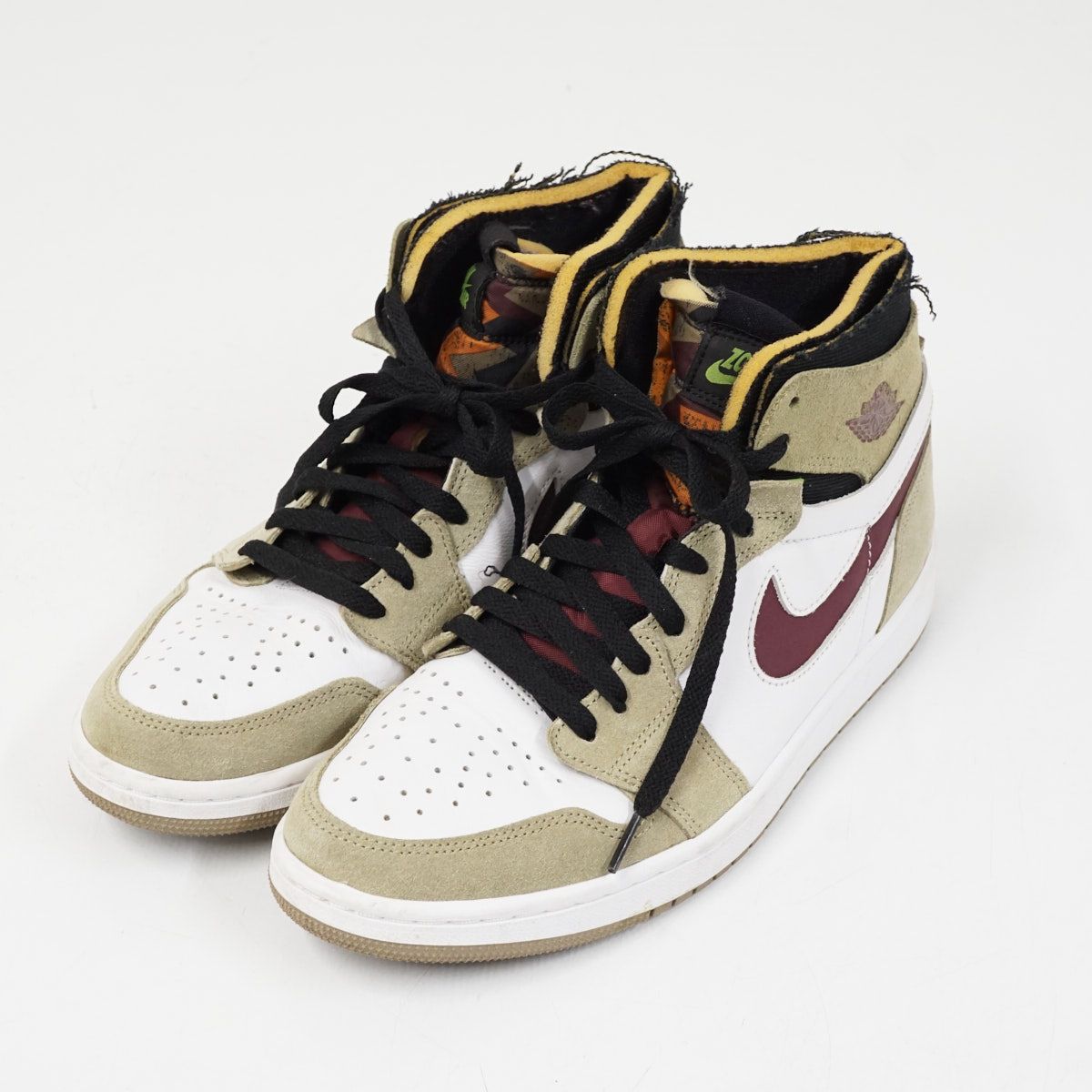 NIKE AIR JORDAN 1 ZOOM エア ジョーダン ズーム コンフォート スニーカー 27.5 cm オリーブ X 8734