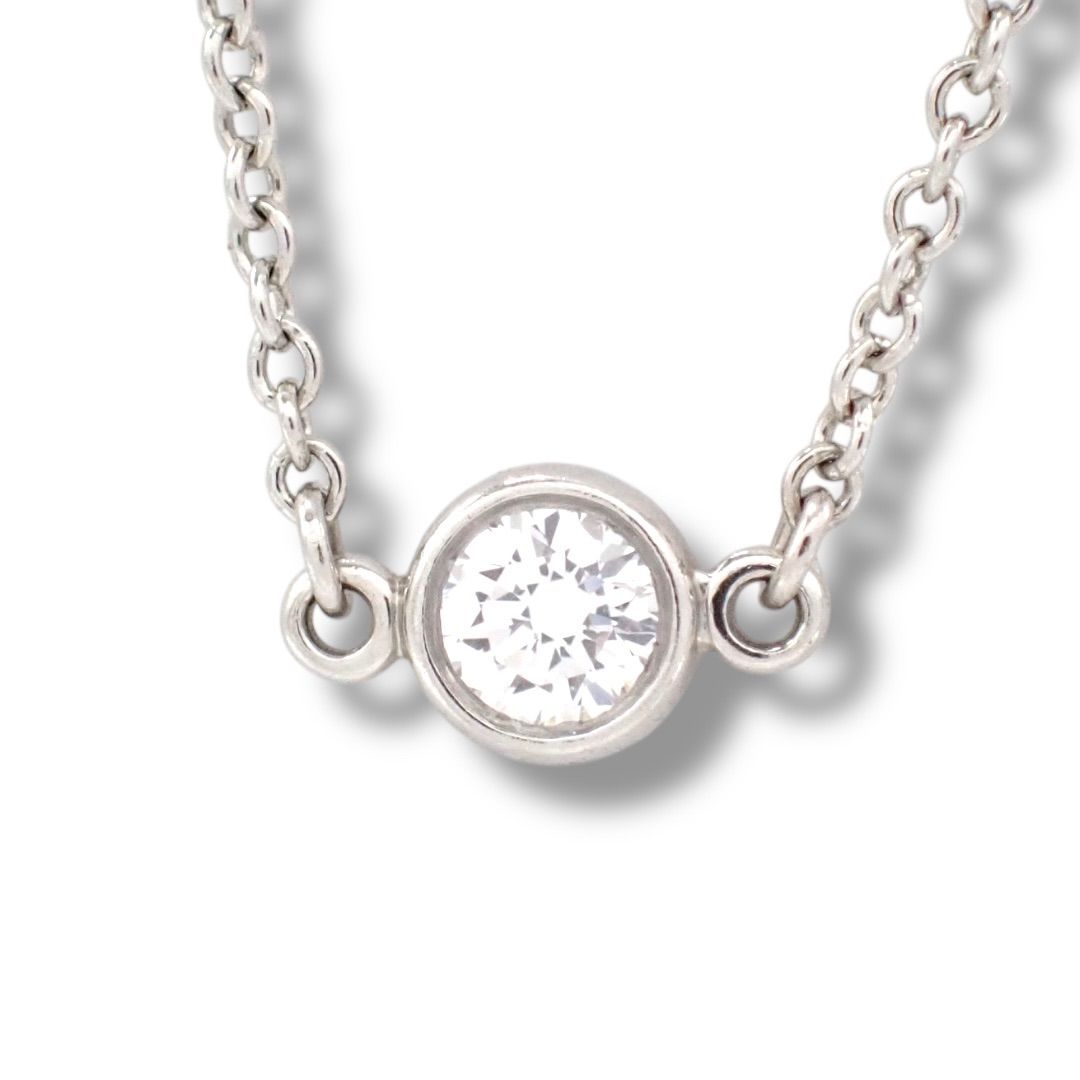 ティファニー 3.9mm バイザヤード ダイヤ ブレスレット Pt950 4547