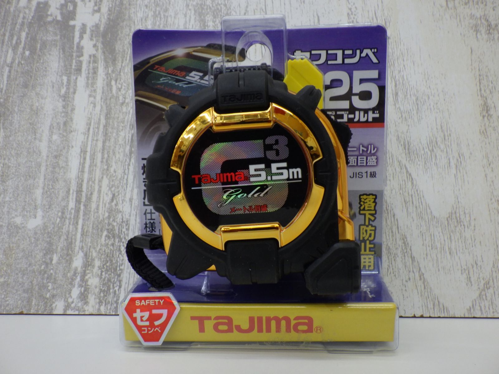 スケール メジャー タジマ セフコンベ G3 ゴールド ロック -25 5.5m 