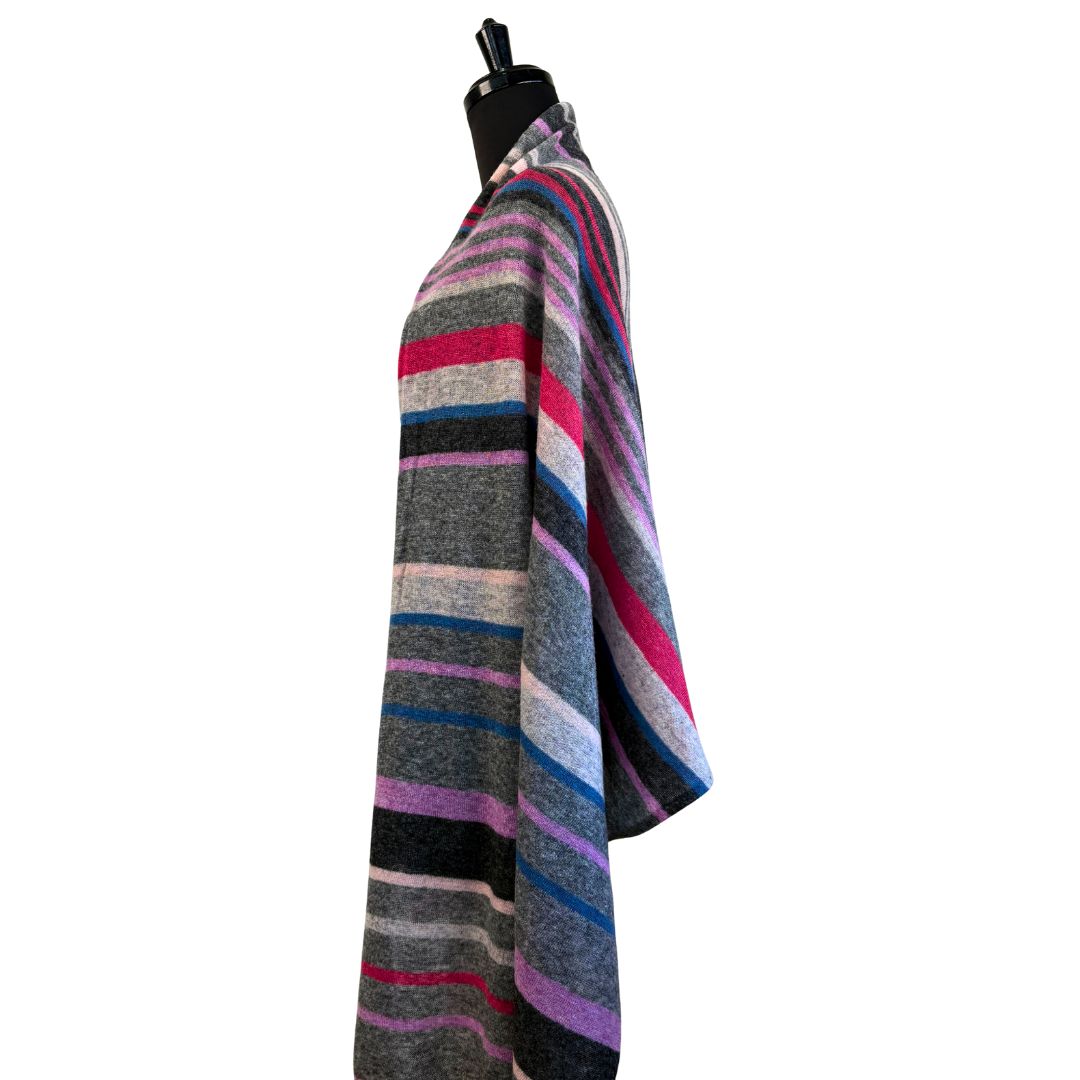 LANVIN en Bleu カシミヤ100％ 大判ストール